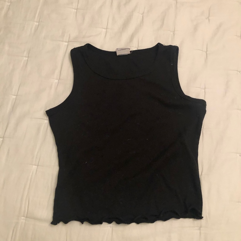 Girls black tank top